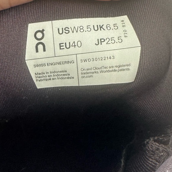 On Running Cloudstratus 3 Pear Ivory 3WD30122143 Women’s 8.5 Cloud Sneaker Shoe - Picture 5 of 14